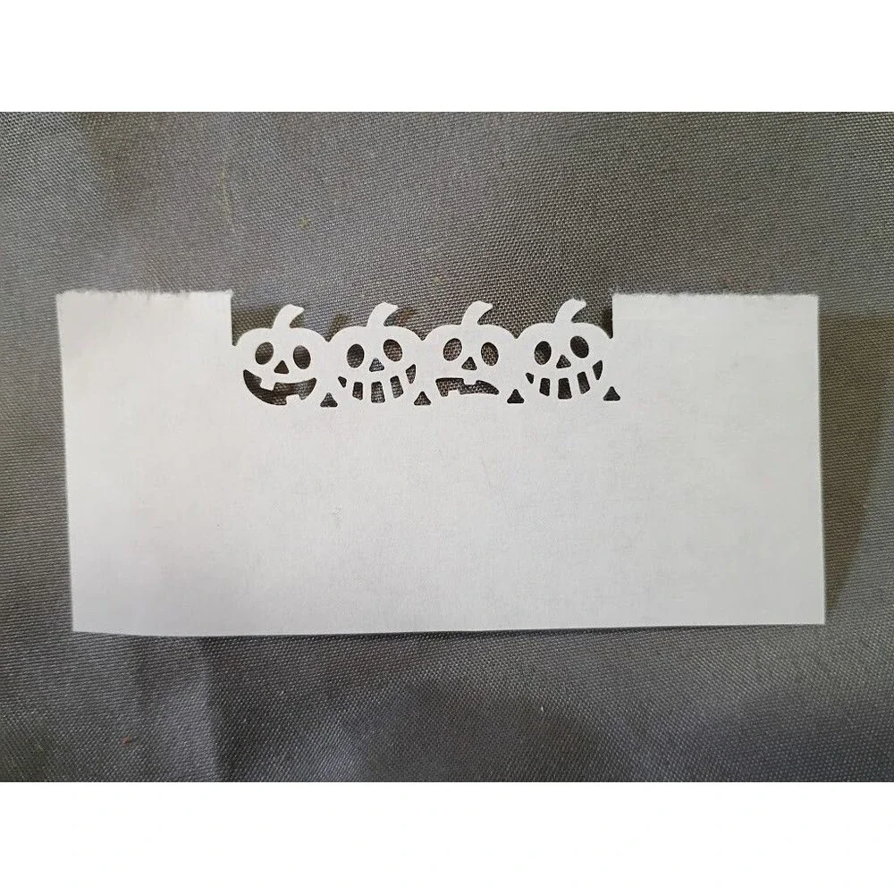 EK Pumpkin Lace Punch Scrapbooking Halloween Stationary